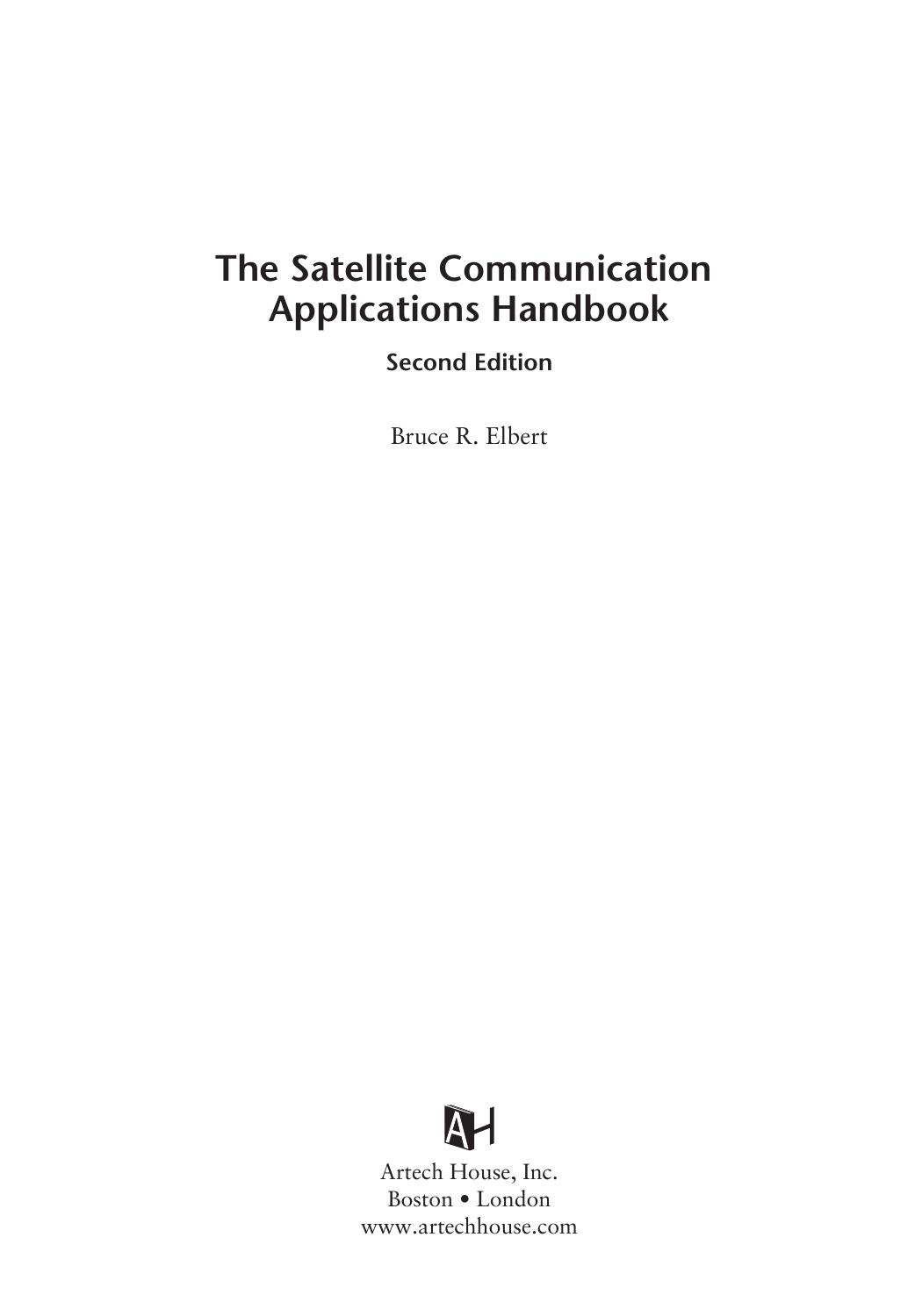 Introduction to satellite communication by Bruce R Elbert