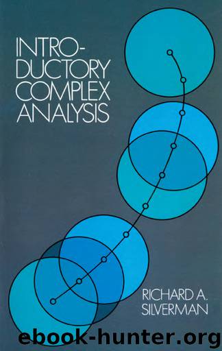 Introductory Complex Analysis by Richard A. Silverman