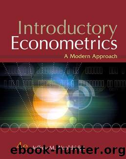 Introductory Econometrics: A Modern Approach by Wooldridge Jeffrey
