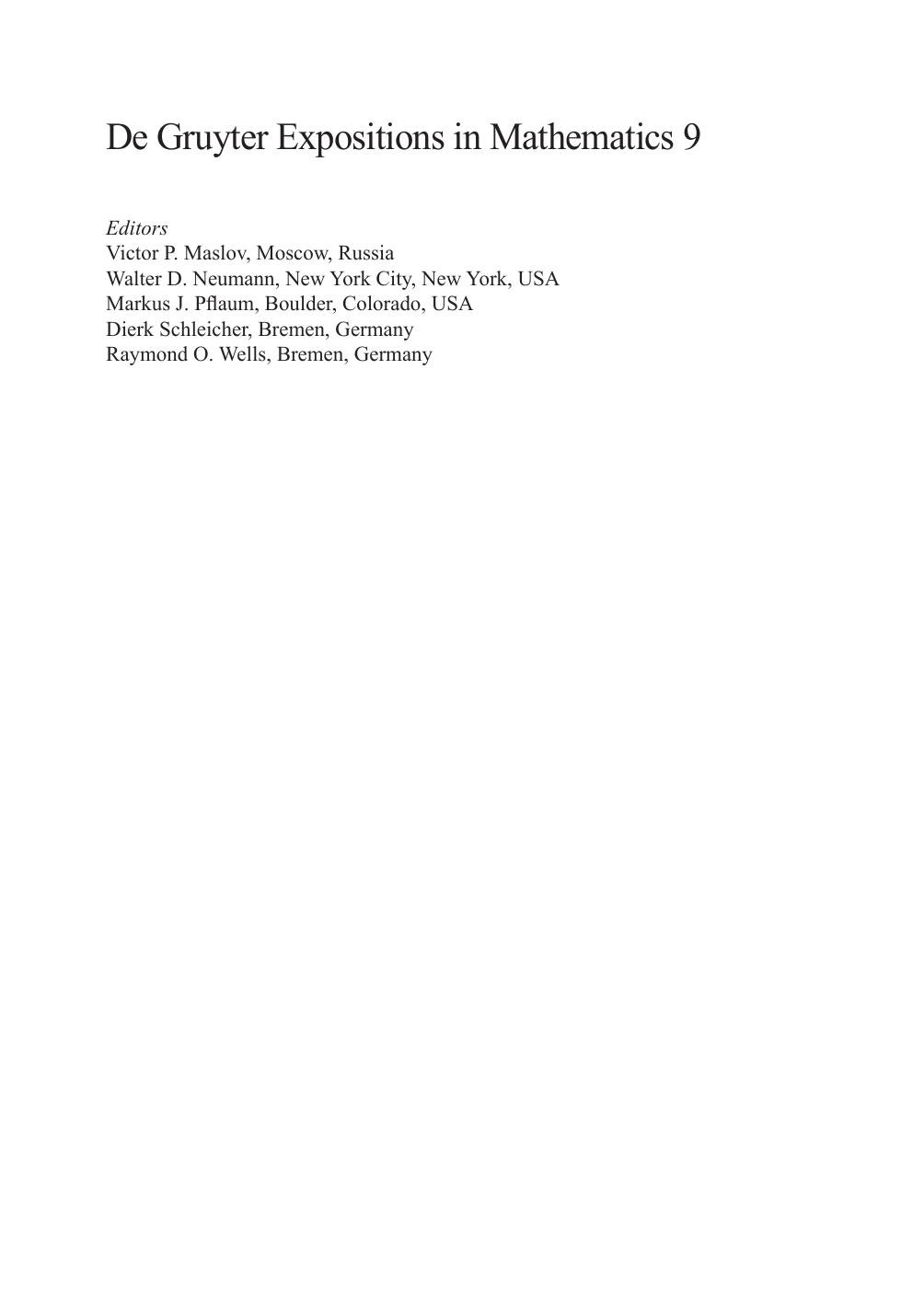 Invariant Distances and Metrics in Complex Analysis by Marek Jarnicki; Peter Pflug