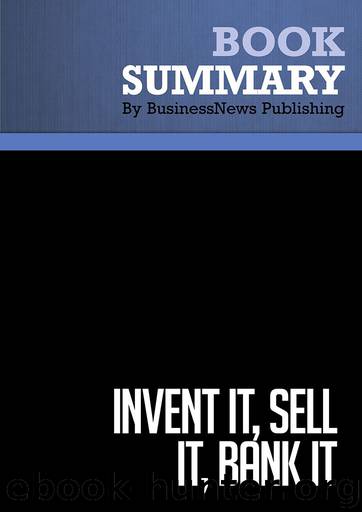 Invent It, Sell It, Bank It by BusinessNews Publishing