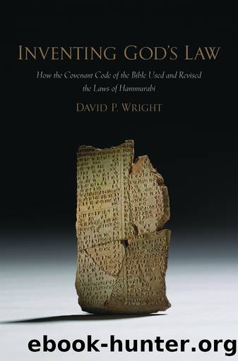 Inventing God's Law by David P. Wright
