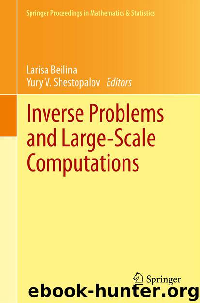 Inverse Problems and Large-Scale Computations by Larisa Beilina & Yury V. Shestopalov