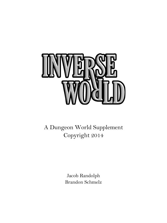 Inverse World Bookmarked PDF by Unknown