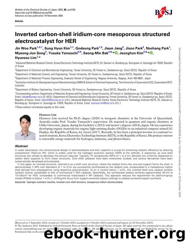 Inverted carbon-shell iridium-core mesoporous structured electrocatalyst for HER by unknow