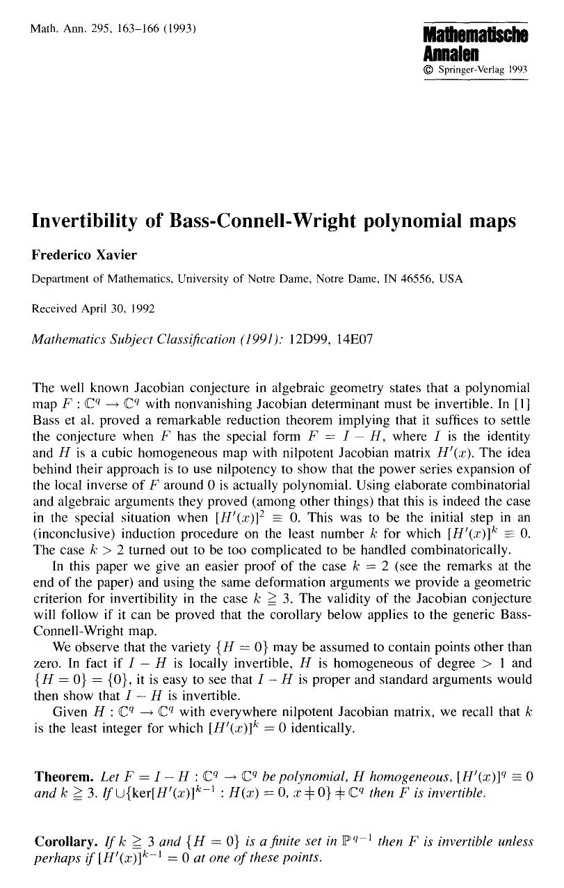 Invertibility of Bass-Connell-Wright polynomial maps by Unknown