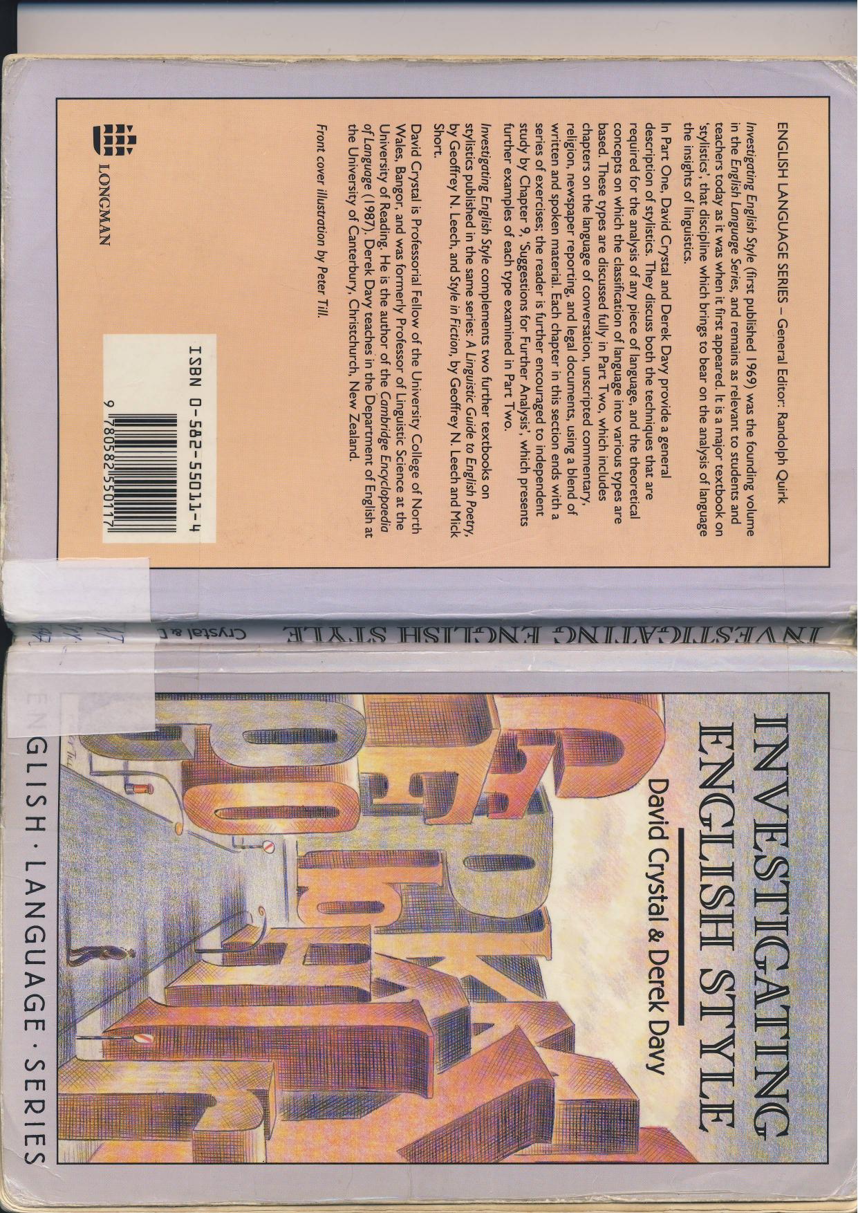 Investigating English Style by Crystal David Davy Derek