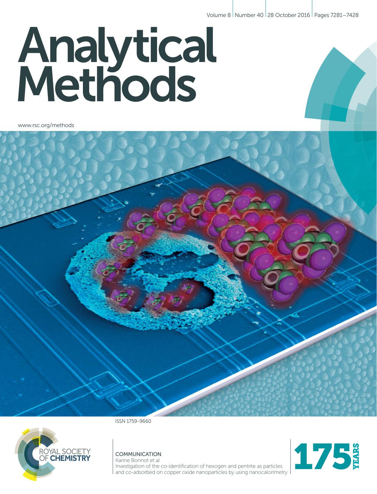 Investigation of the co-identification of hexogen and pentrite as particles and co-adsorbed on copper oxide nanoparticles by using nanocalorimetry by K. Bonnot & L. Schlur & D. Spitzer