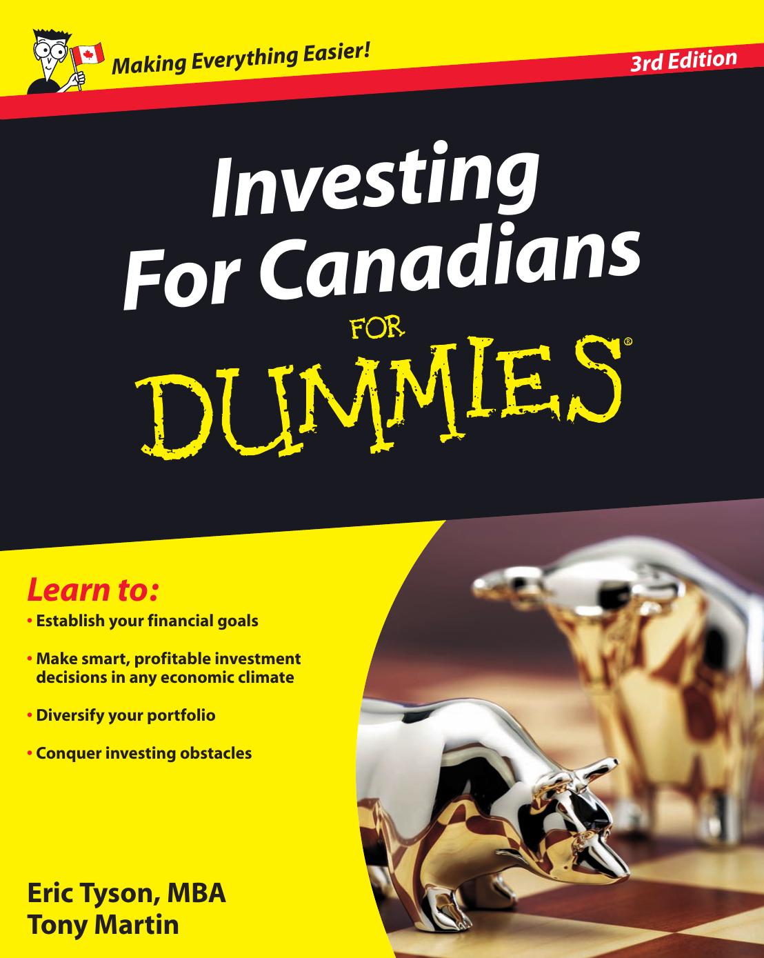 Investing for Canadians for Dummies (ISBN by 0470160292)