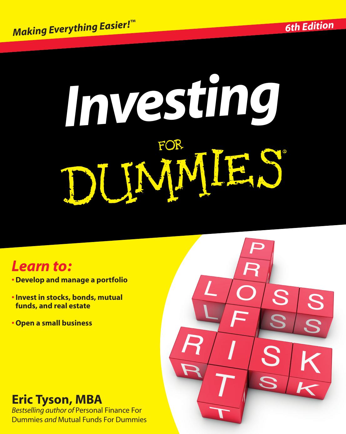 Investing for Dummies by Tyson Eric