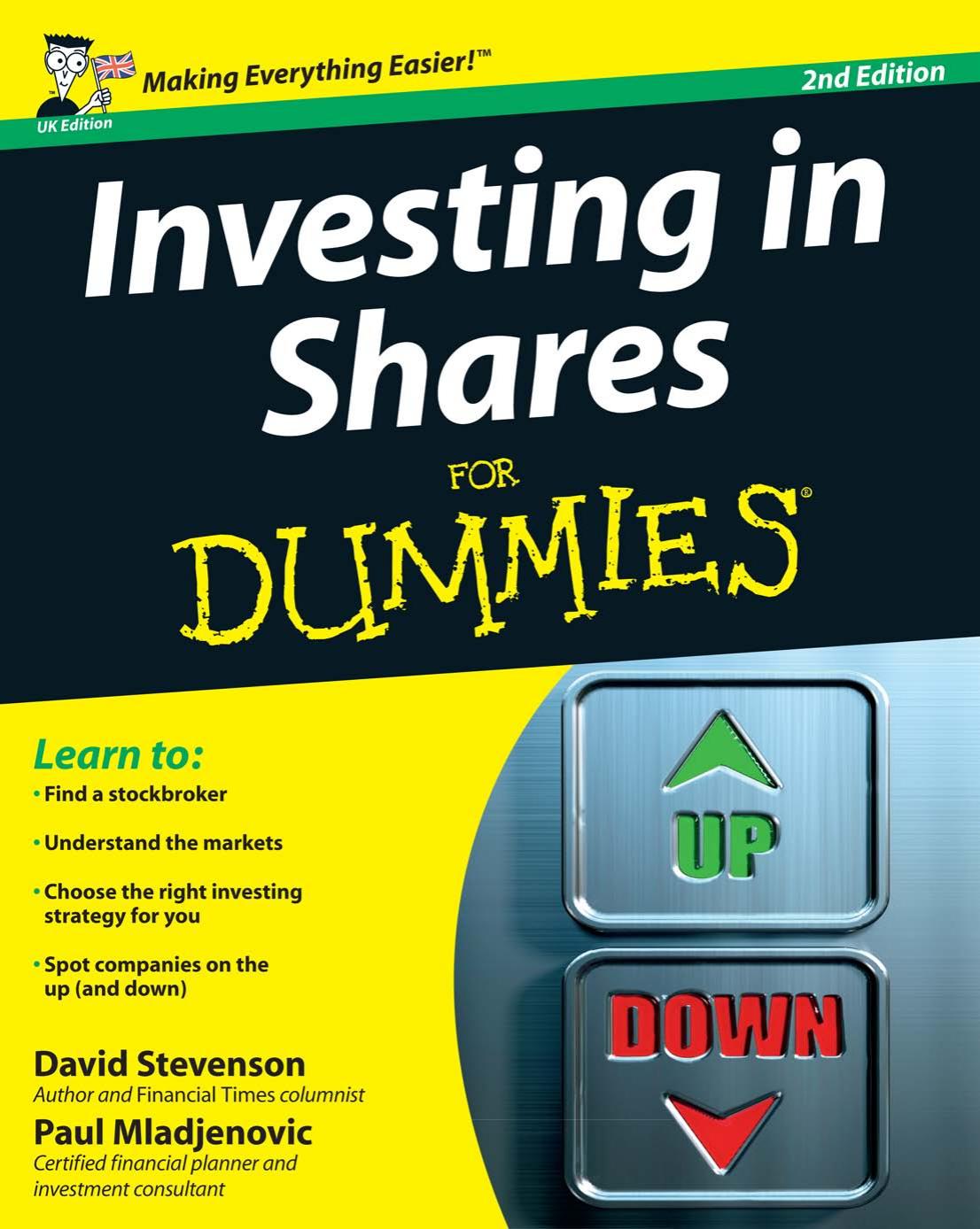 Investing in Shares For Dummies, 2nd Edition by Paul Mladjenovic David Stevenson