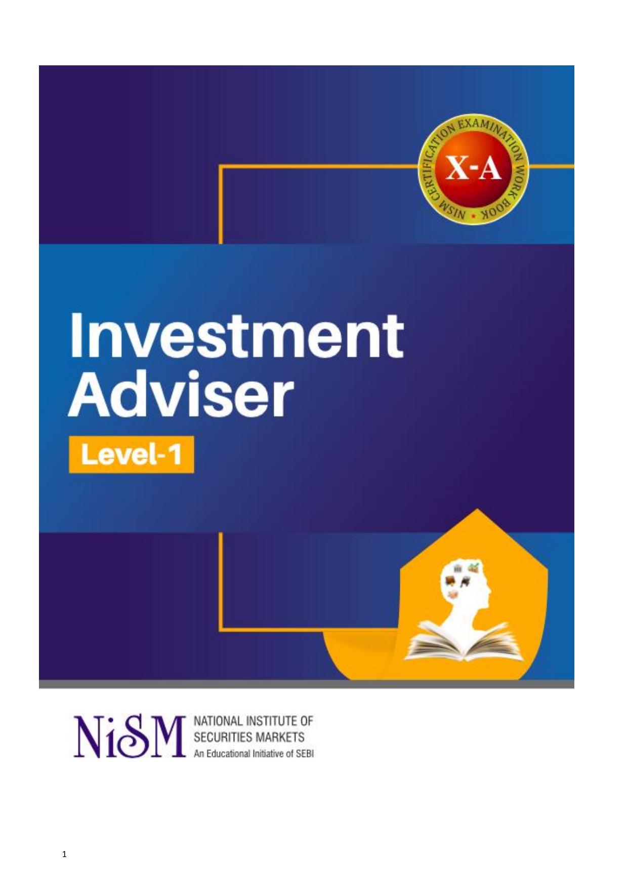 Investment Adviser Level-1 by NISM