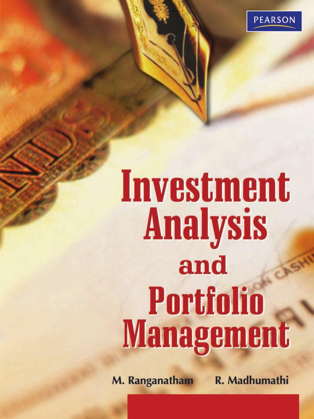 Investment Analysis and Portfolio Management by M Ranganatham