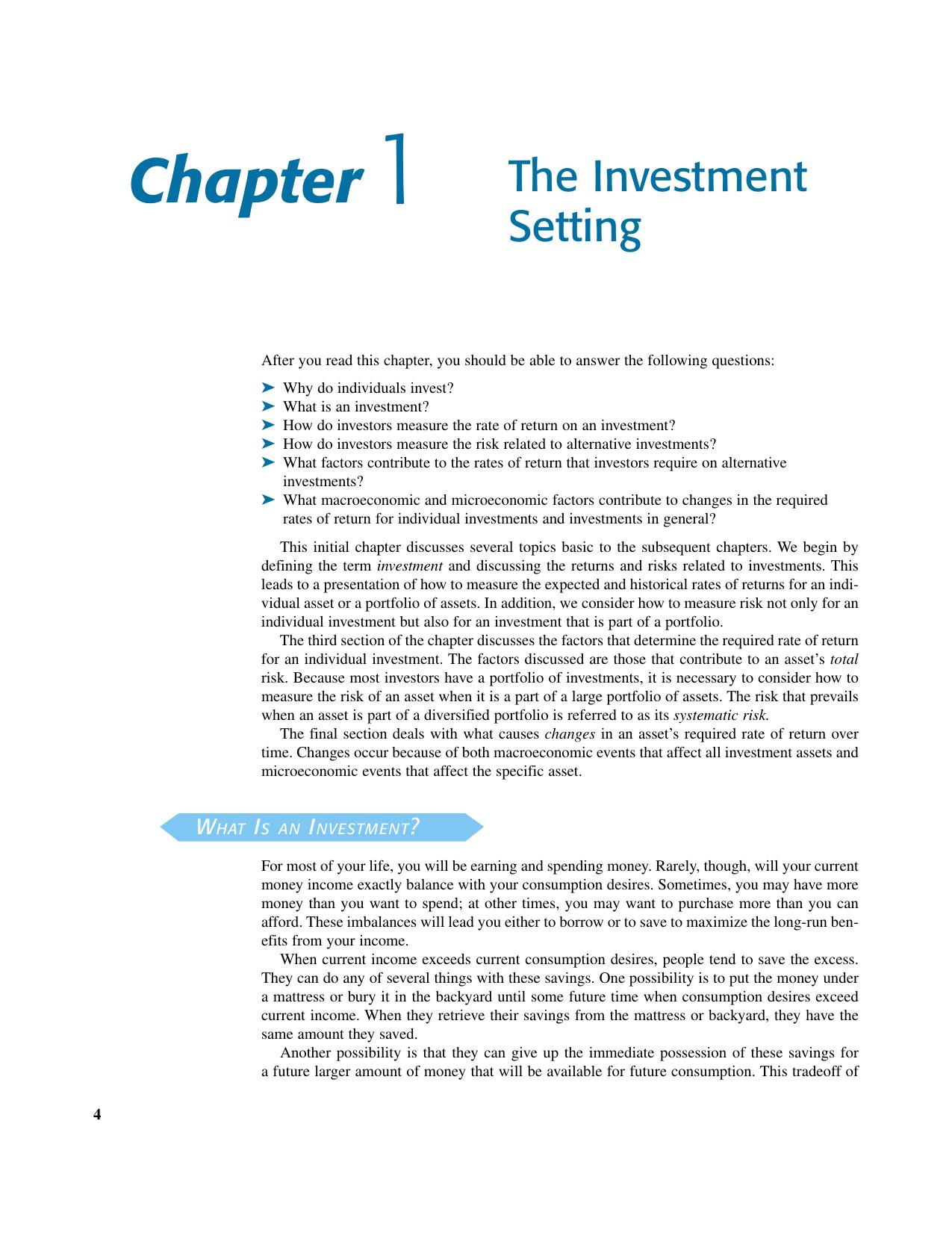 Investment Analysis and Portfolio Management by Unknown