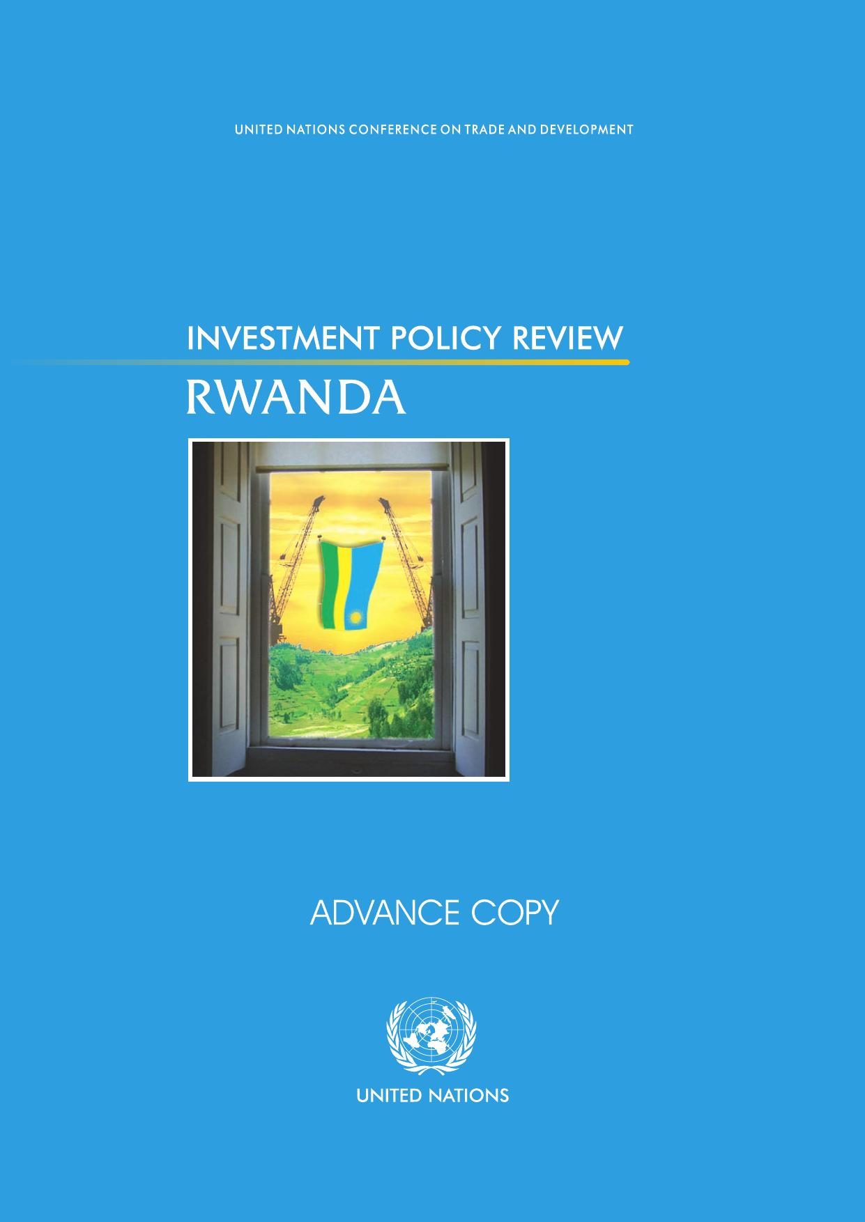 Investment Policy Review: Rwanda by United Nations