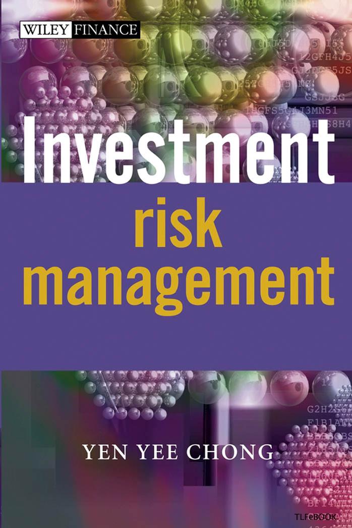 Investment Risk Management by Yang Xiao Yi Pan