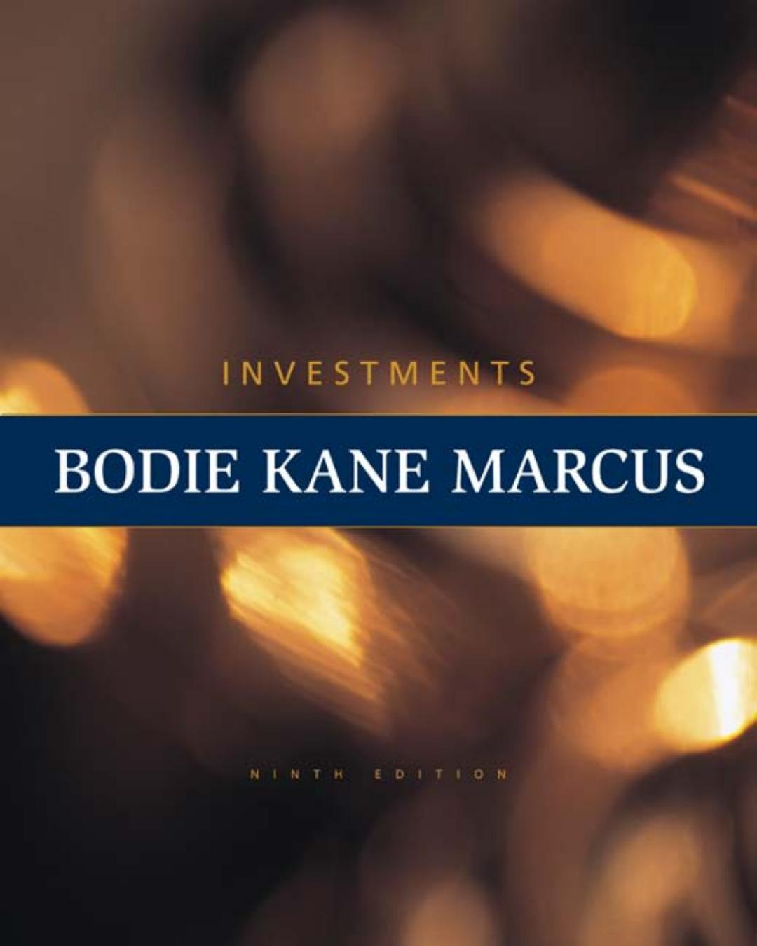 Investments by Zvi Bodie