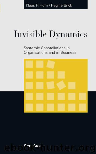 Invisible Dynamics by Klaus P. Horn Regine Brick