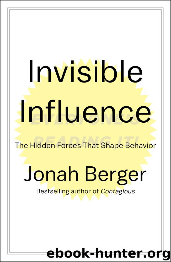 Invisible Influence by Jonah Berger