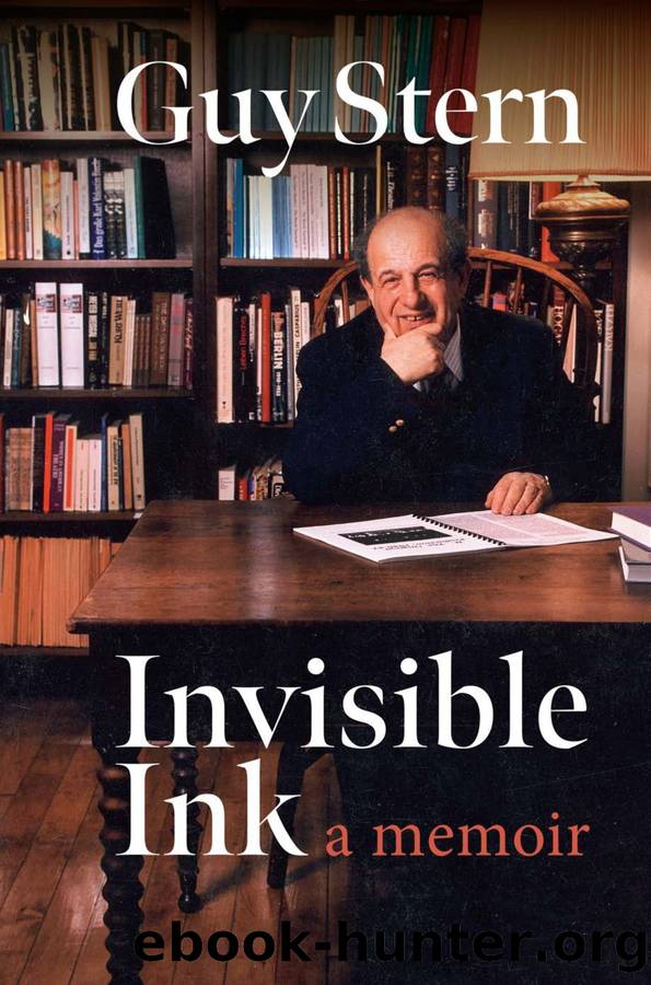 Invisible Ink by Guy Stern