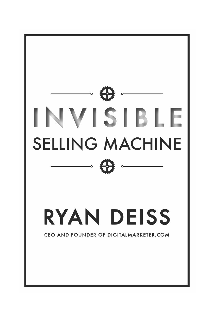 Invisible Selling Machine Free PDF Ebook by Joey Barker