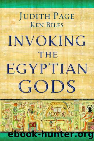 Invoking the Egyptian Gods by Judith Page