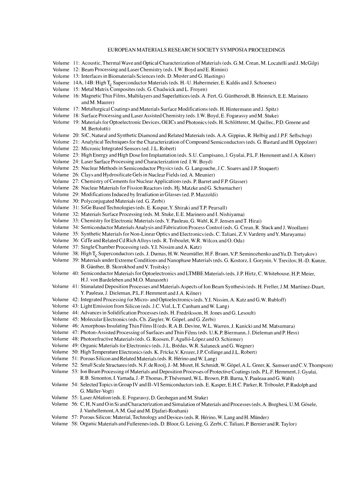 Ion Beam Processing of Materials and Deposition Processes of Protective Coatings by unknow