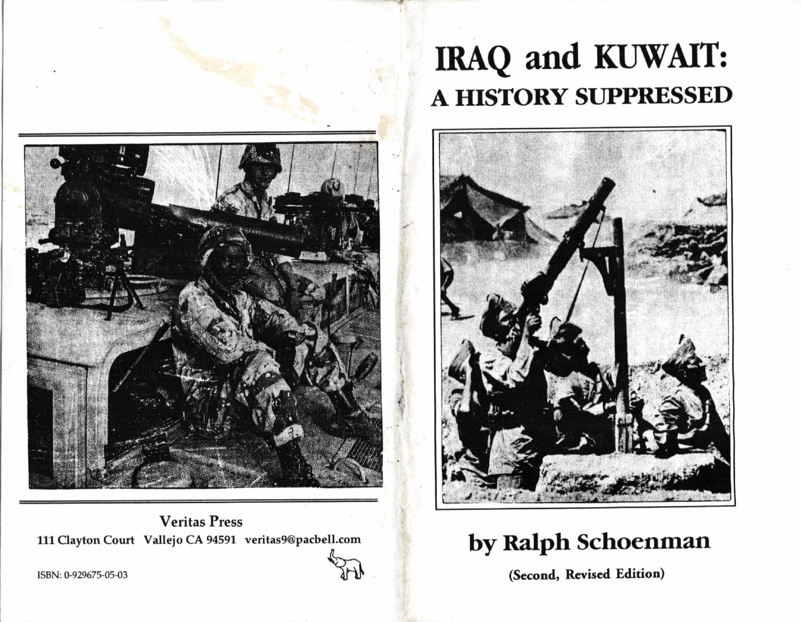 Iraq and Kuwait: A History Suppressed by Ralph Schoenman