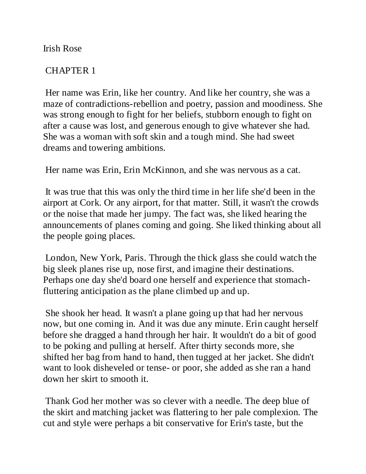 Irish Rose by Nora Roberts by ahoffman