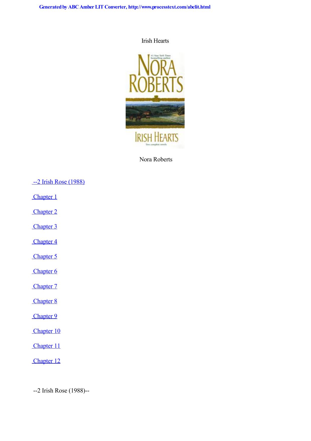 Irish Rose by Nora Roberts