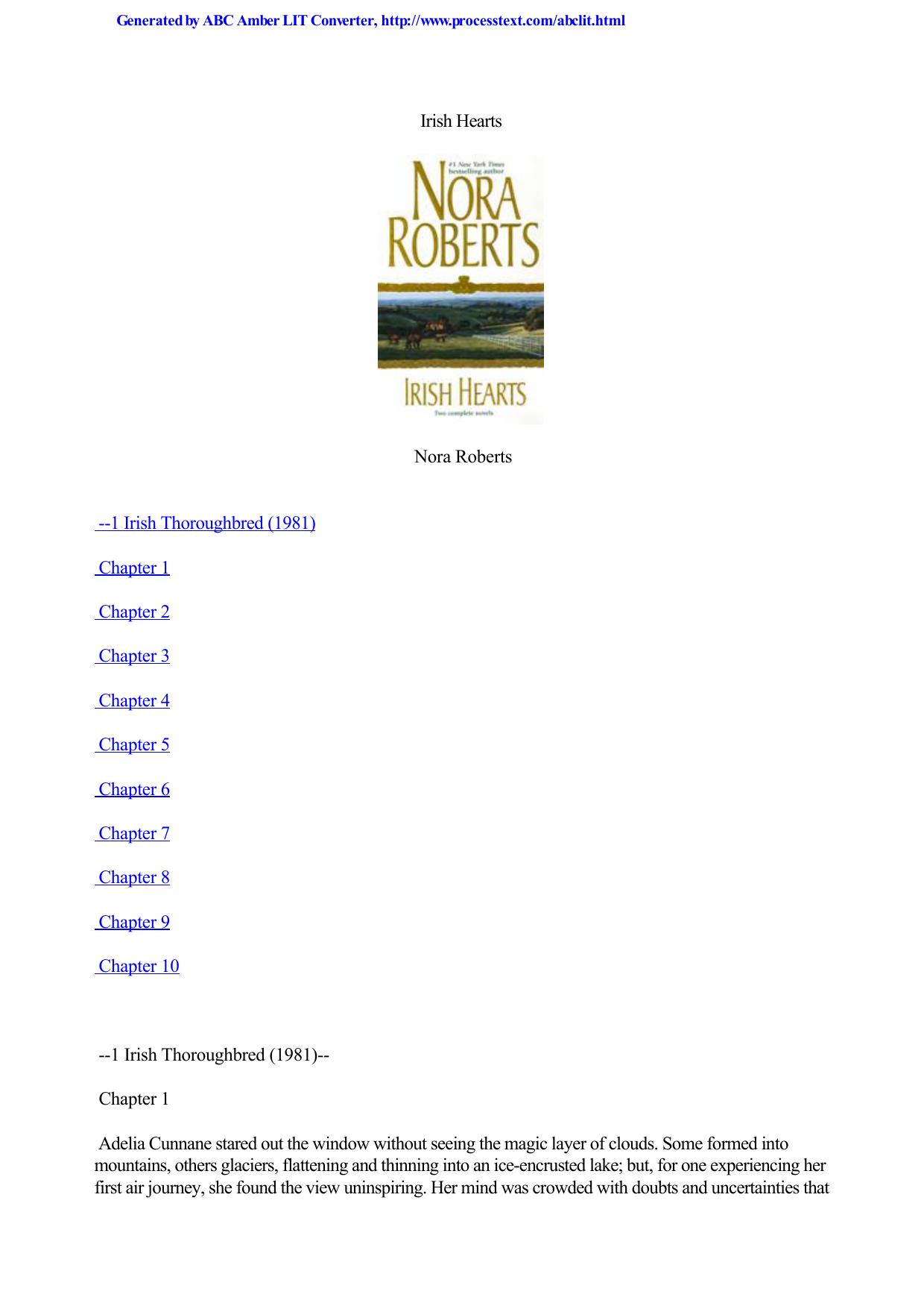 Irish Thoroughbred by Nora Roberts