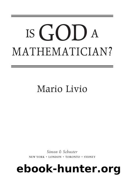 Is God a Mathematician? by Mario Livio
