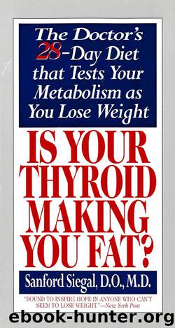 Is Your Thyroid Making You Fat by Sanford Siegal