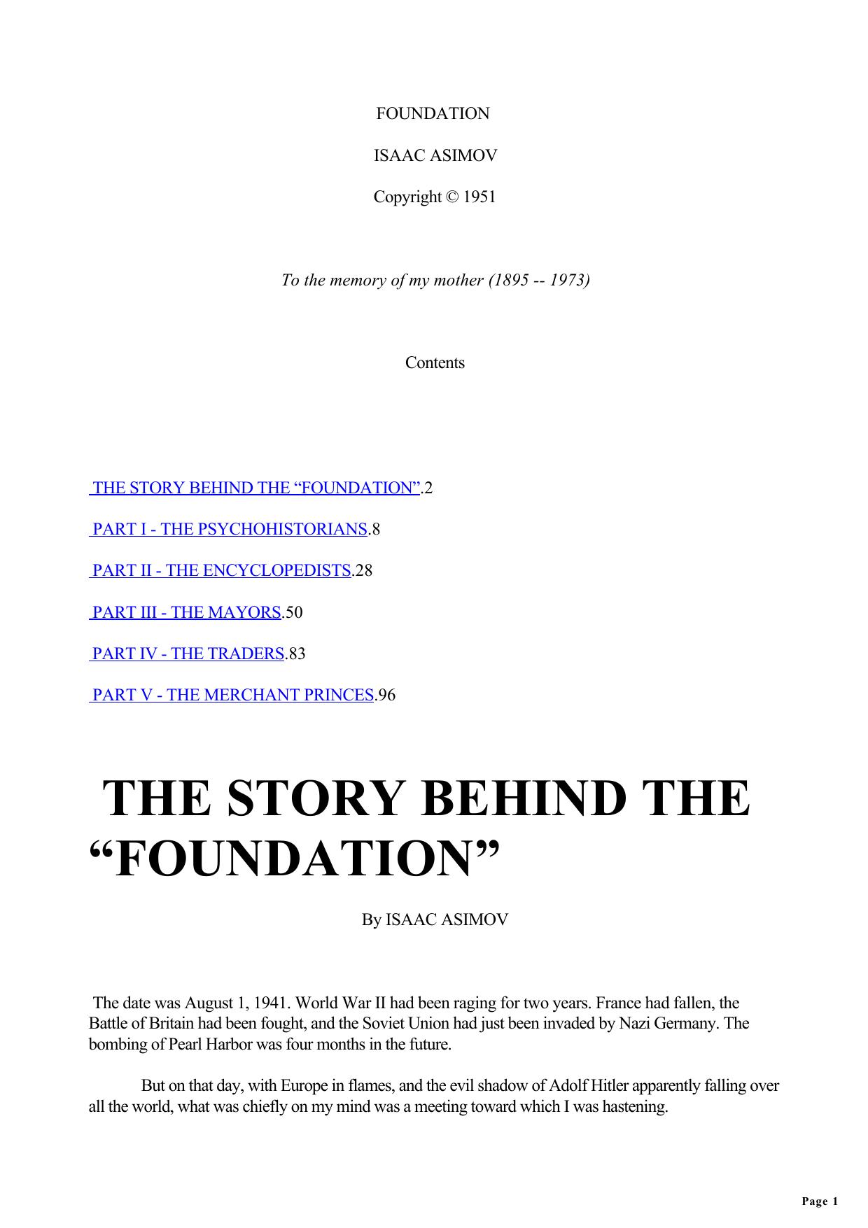 Isaac Asimov's Foundation 03 by Foundation