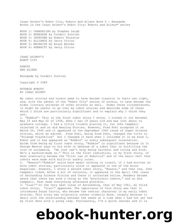 Isaac Asimov's Robots and Aliens 2 by Isaac Asimov