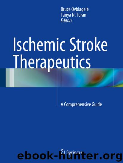Ischemic Stroke Therapeutics by Bruce Ovbiagele