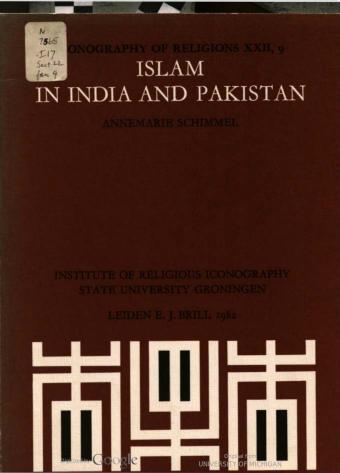 Islam in India and Pakistan by Annemarie Schimmel
