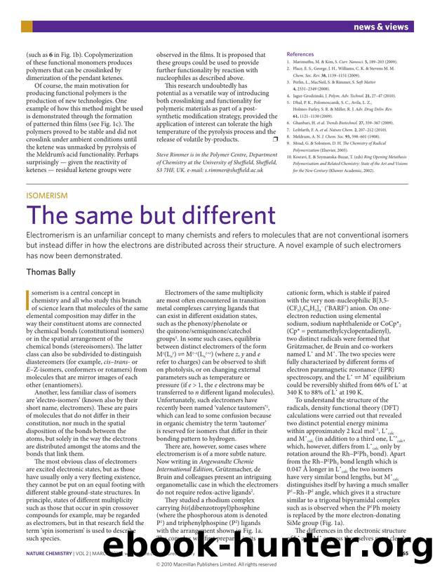 Isomerism: The same but different by Thomas Bally
