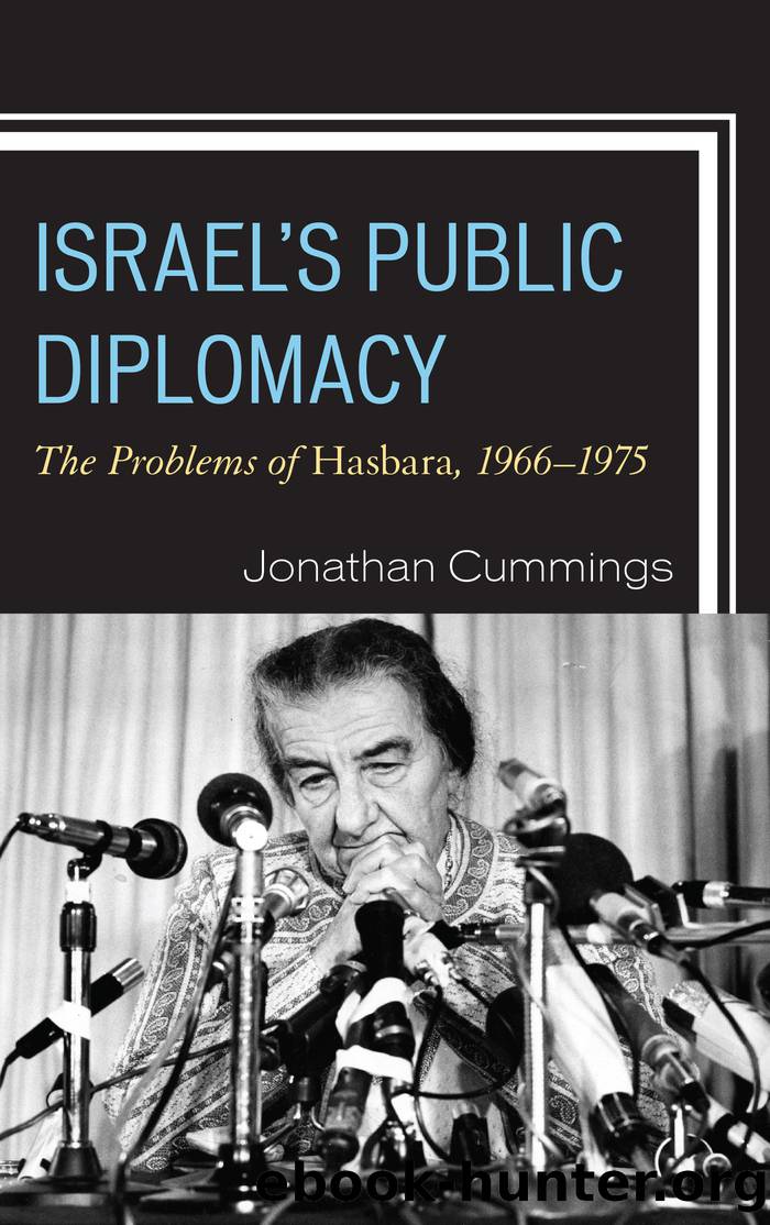 Israel's Public Diplomacy by Cummings Jonathan;