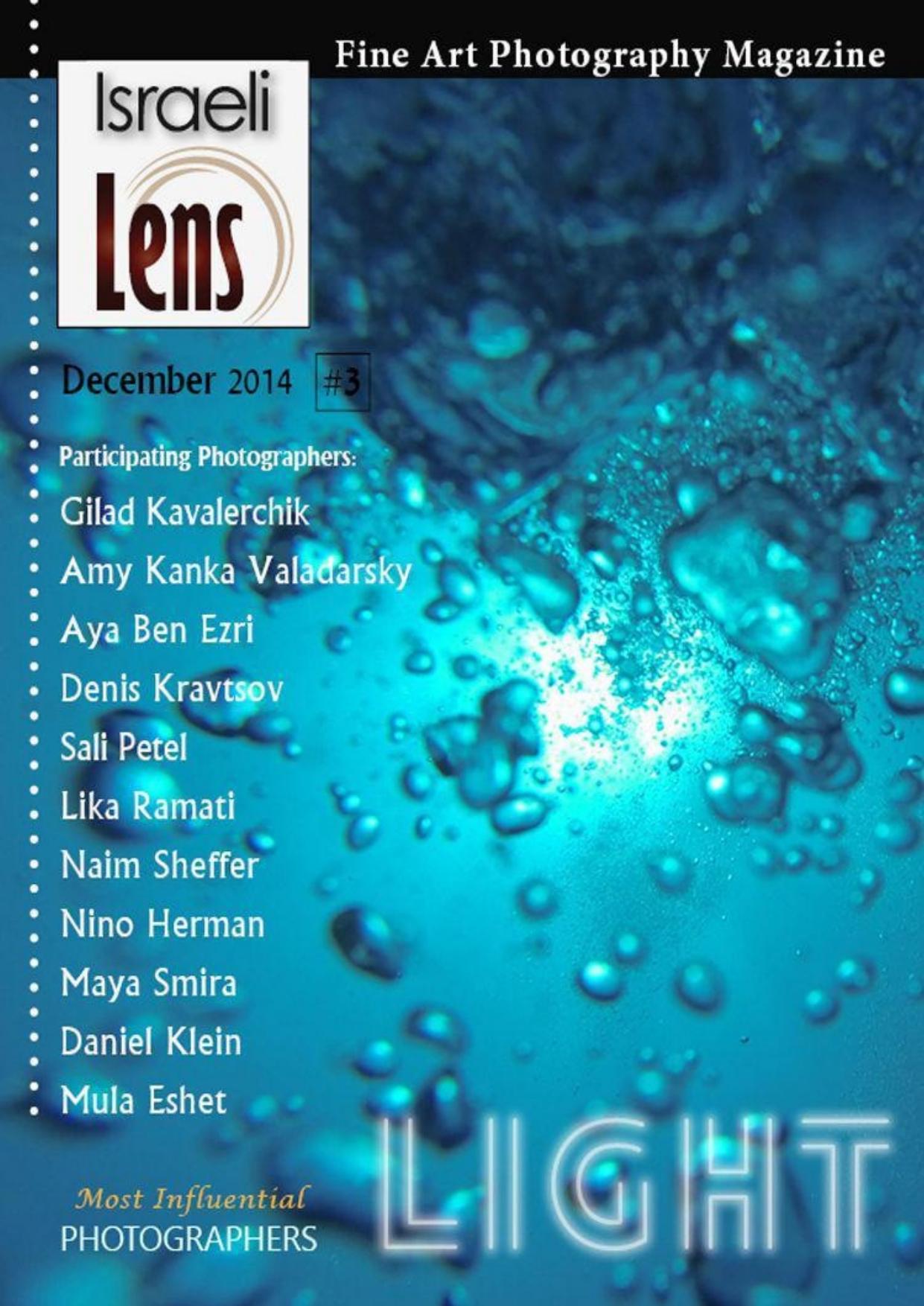 Israeli Lens Magazine Issue#3: LIGHT by Nieizv