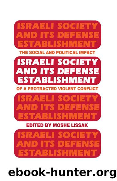 Israeli Society and Its Defense Establishment by Moshe Lissak