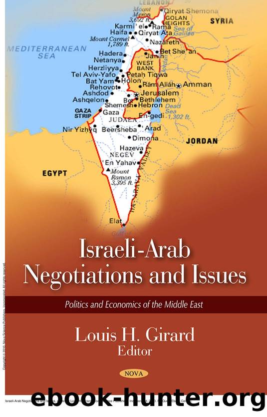Israeli-Arab Negotiations and Issues by Louis H. Girard