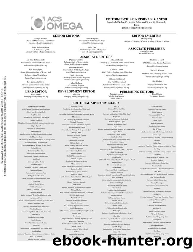 Issue Editorial Masthead by Unknown
