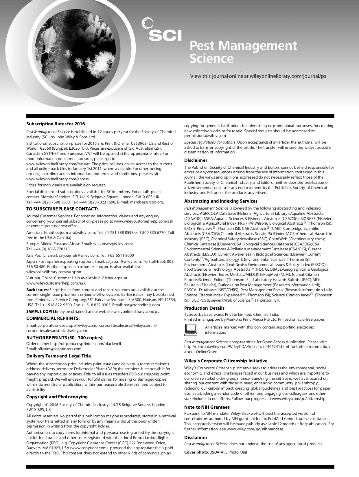 Issue Information - Info Page by Unknown