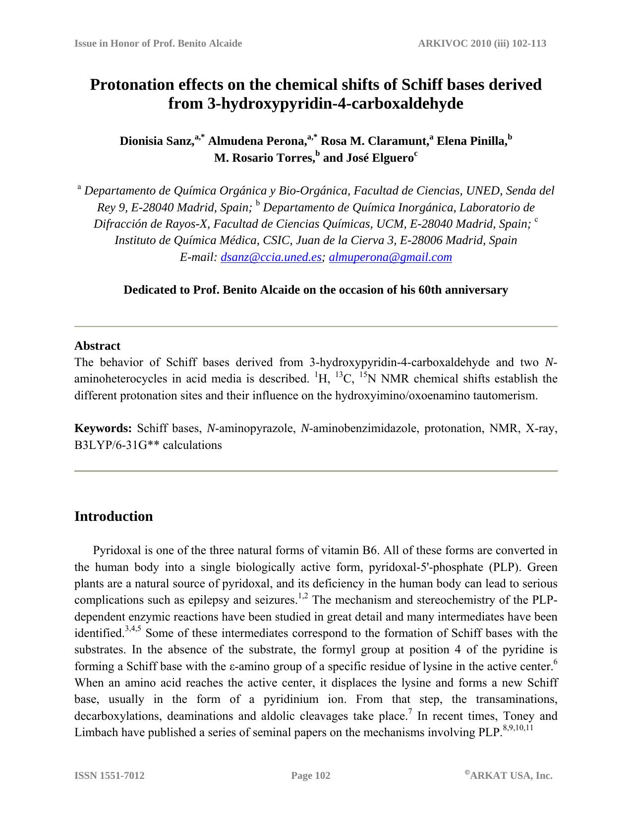 Issue in Honor of Prof by Dionisia
