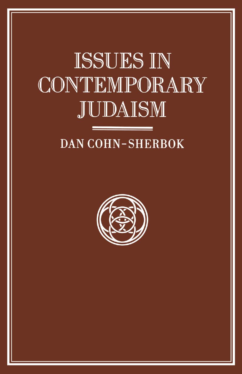 Issues in Contemporary Judaism by Dan Cohn-Sherbok (auth.)