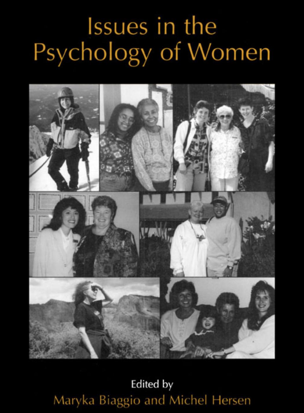 Issues in the Psychology of Women by Maryka Biaggio (Editor) Michel Hersen (Editor)