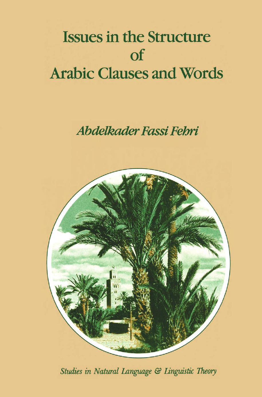 Issues in the Structure of Arabic Clauses and Words by Abdelkader Fassi Fehri (auth.)