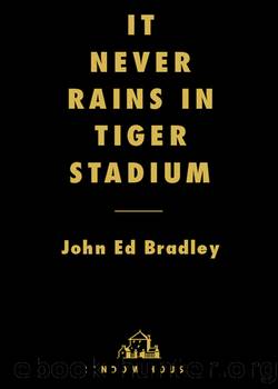 It Never Rains in Tiger Stadium by John Ed Bradley