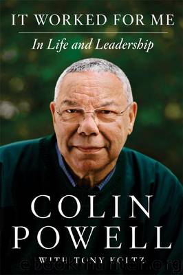 It Worked For Me by Colin Powell